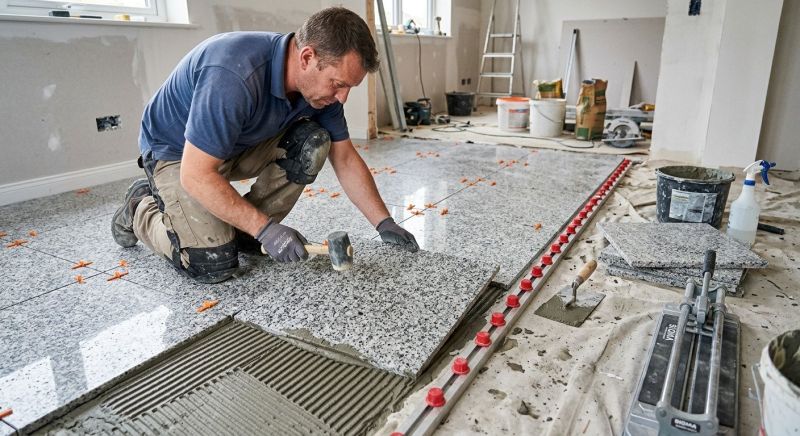 Granite Floor Installation in Wilmington, NC