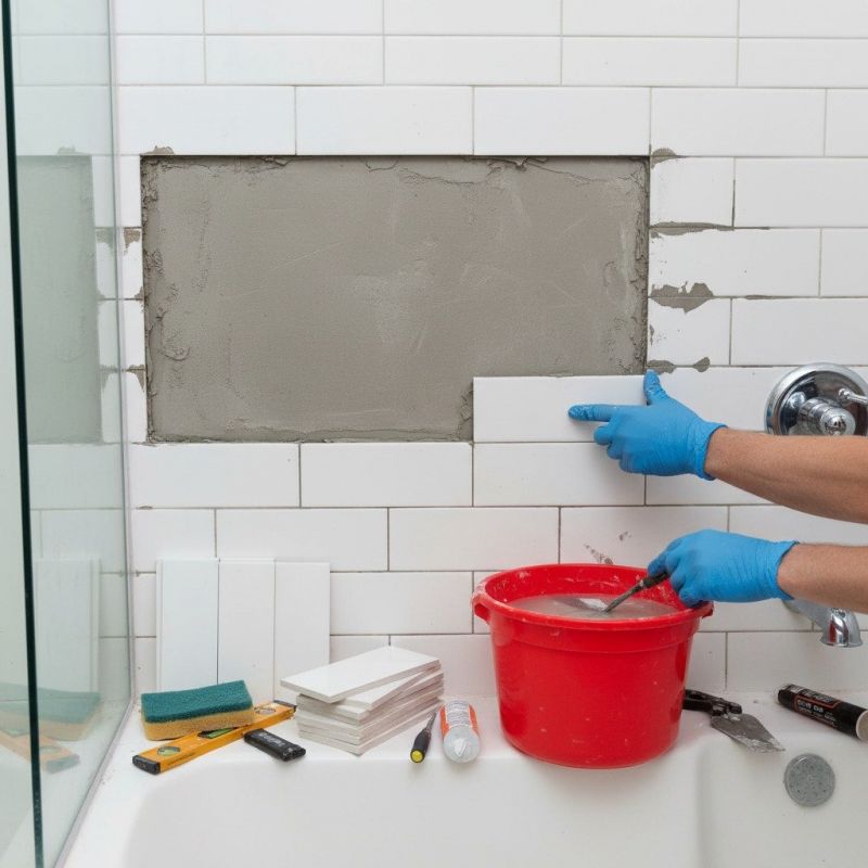 Local Tile Shower Repair pros at work
