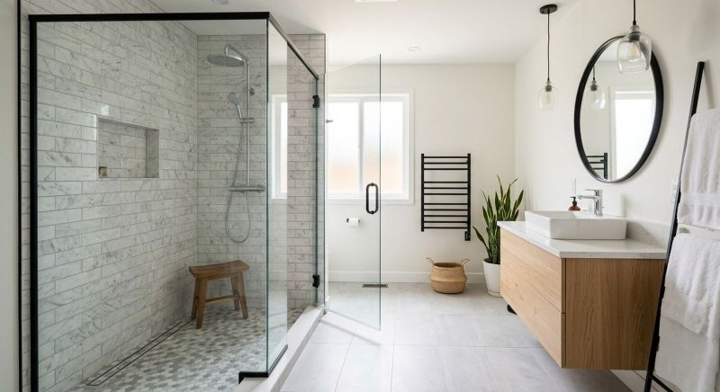 Tub To Shower Conversion in Framingham, MA