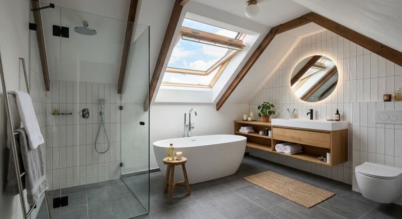 Attic Bathroom Remodeling in Nashua, NH