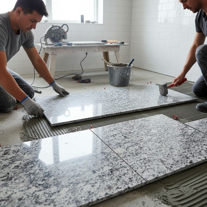 Granite Floor Installation in Olathe, KS