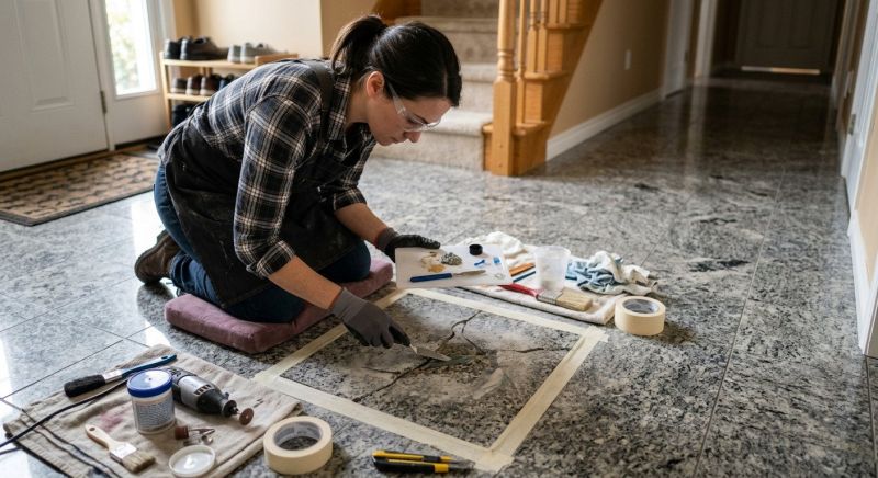 Granite Floor Repair in Overland Park, KS