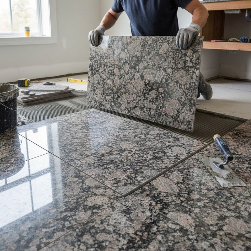 Granite Tile Installation in Wilmington, NC