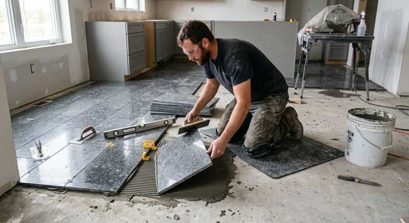 Granite Tiles Installation in Overland Park, KS