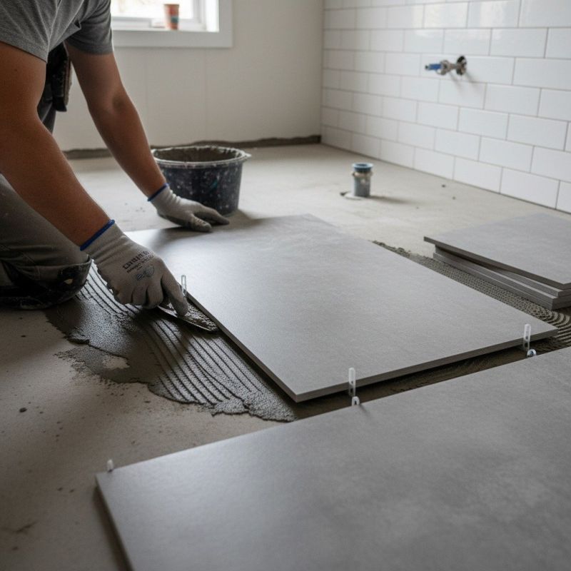 Restroom Floor Replacement in Frederick, MD
