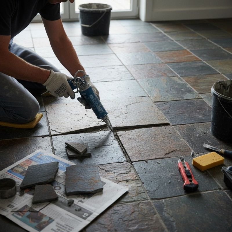 Slate Floor Repair in Olathe, KS