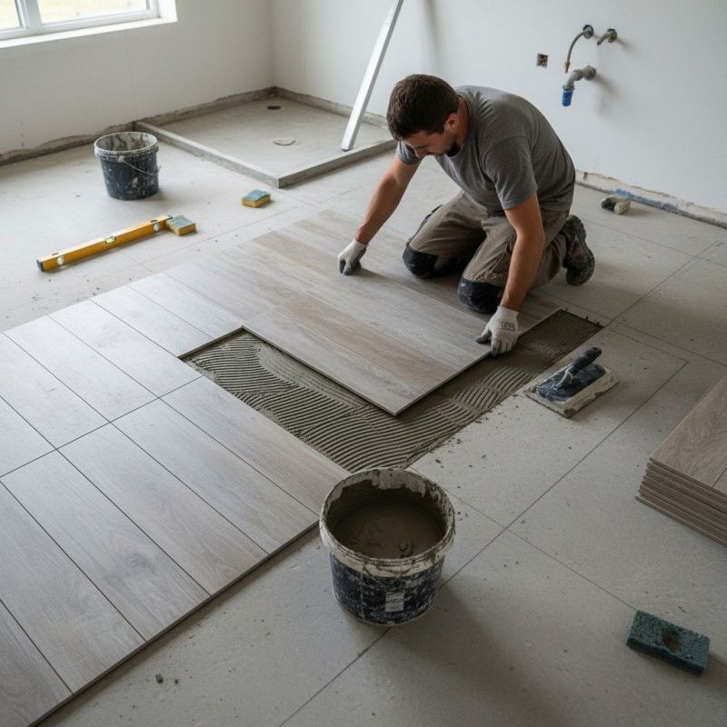 Tile Floor Renovation in Frederick, MD