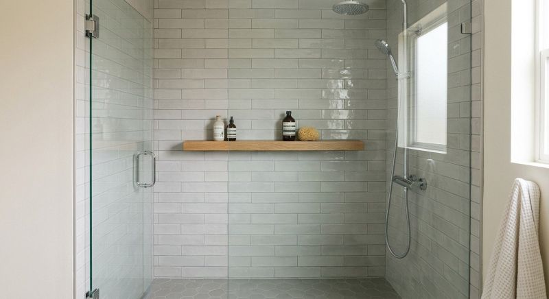 Tile Shower Floor Installation in Conroe, TX