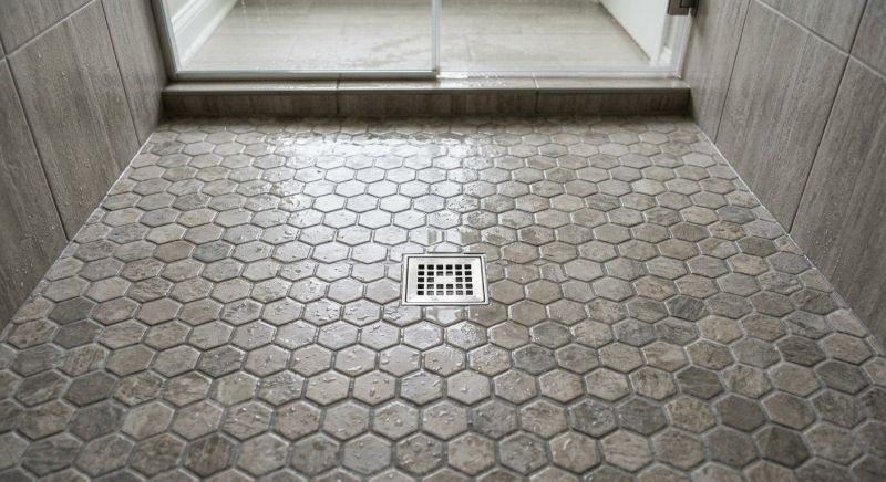 Tile Shower Floor Installation in Boise, ID