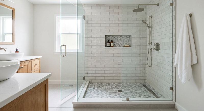 Tile Shower Renovation in Conroe, TX